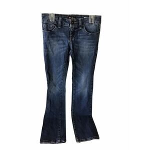 Guess Jeans Women's Size 28 Blue Stonewash Denim Low Rise Straight Pismo Fit